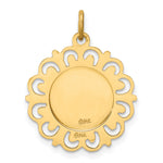 14k Our Lady of Mt. Carmel Medal Charm
