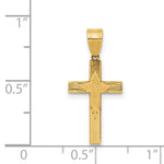 14K Laser Designed Cross
