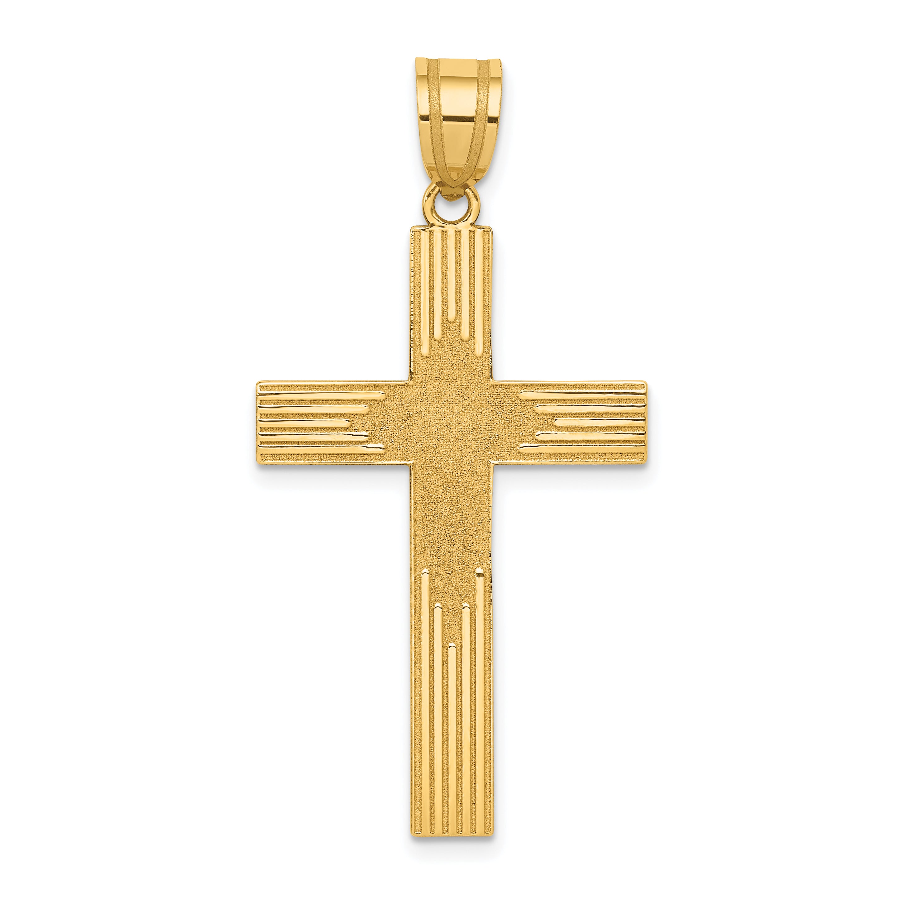 14K Laser Designed Cross