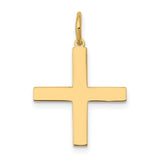 14K Laser Designed Greek Cross Charm