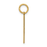 14K Laser Designed Greek Cross Charm
