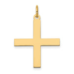 14K Laser Designed Greek Cross Pendant