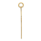 14K Laser Designed Cross Pendant