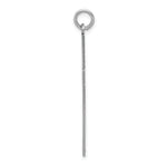 14K White Gold Laser Designed Cross Pendant