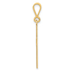 14K Laser Cut FAITH Cross Charm