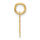 14K Small Script Letter L Initial Charm