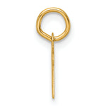 14K Small Script Letter R Initial Charm