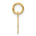 14K Small Script Letter S Initial Charm