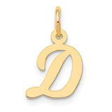 14k Small Script Letter D Initial Charm